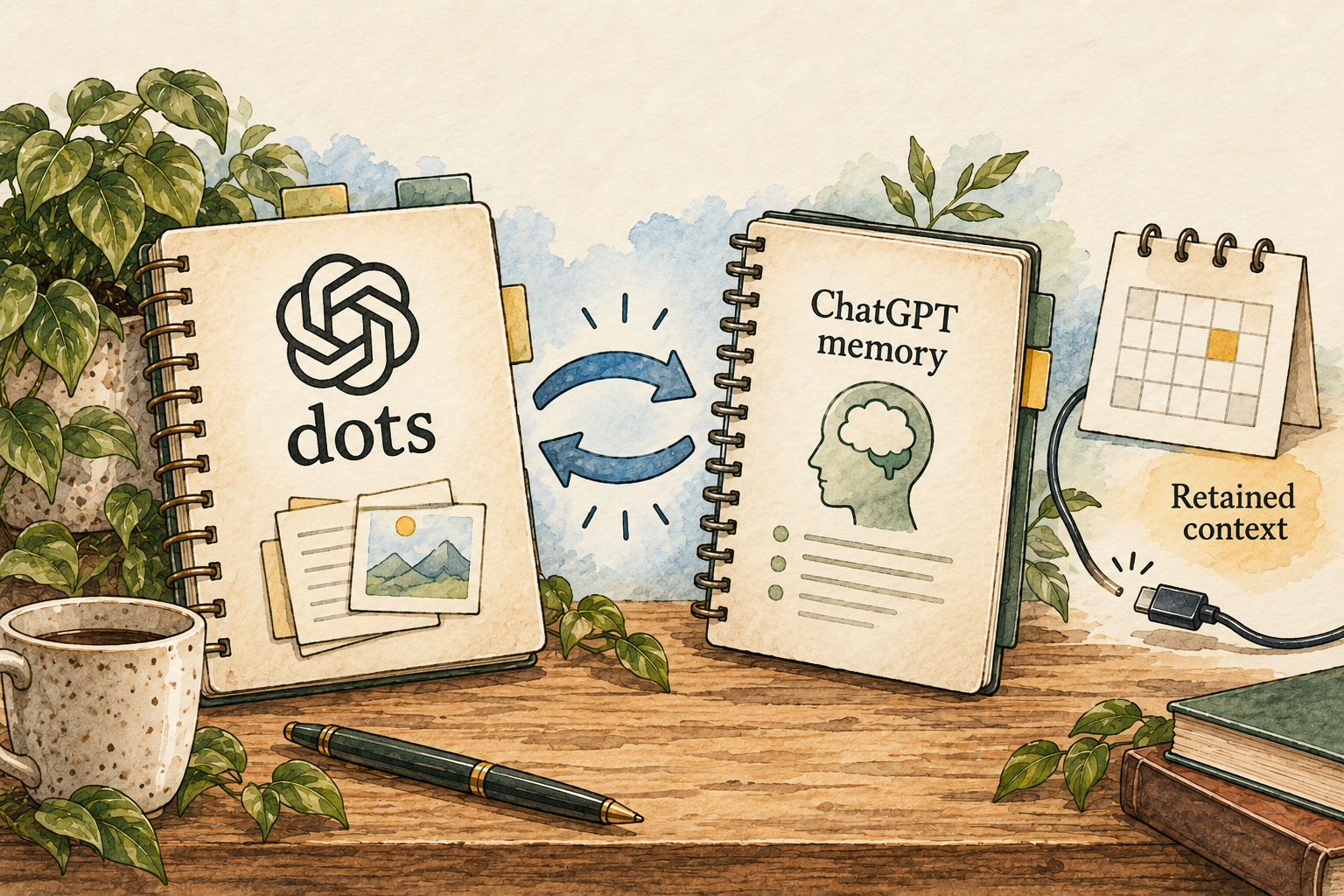 A dot can use ChatGPT memories and recent context. Disconnecting an app does not erase information already obtained. Review memory and reset consequences before deleting anything.