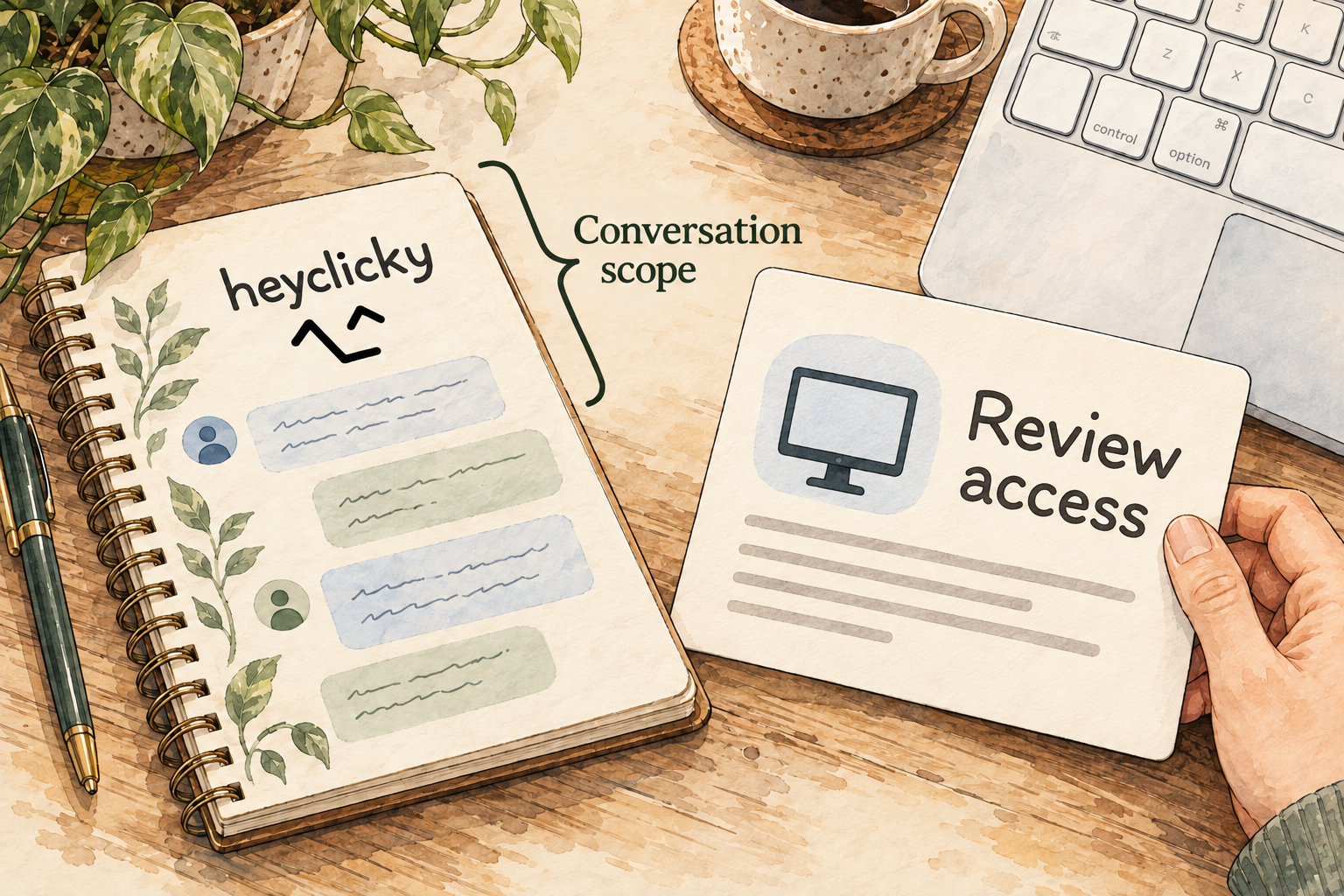 Review a request to control your Mac before agreeing. The documented consent applies to a conversation. Do not assume a separate confirmation exists for every action.